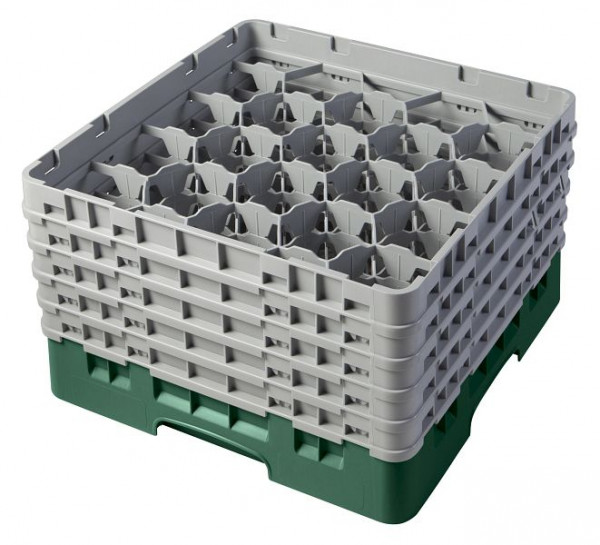 Panier de lavage Cambro 20 compartiments Camrack®, bouteille 25,7 cm, vert, lot de 2, 20S958119