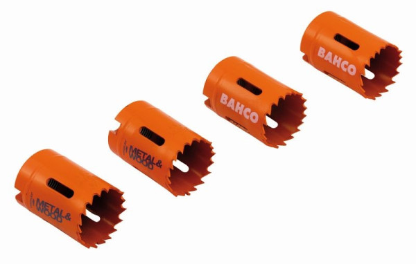 Jeu de scies cloches bimétal Bahco Ø29mm, lot de 4, 3830-29-4P