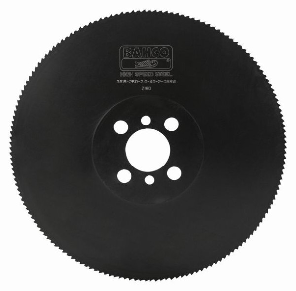Lame de scie circulaire Bahco HSS, alésage 32-1, 3815-250-2.0-40-2-04BW