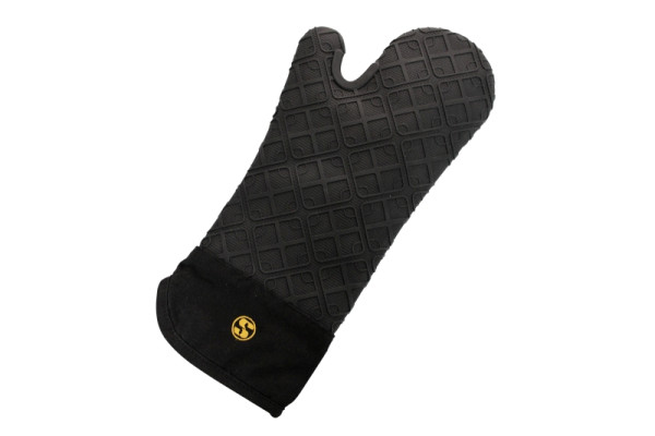 Gants gastro Schneider en silicone, 380 mm x 150 mm, noirs, 310099