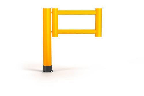Porte battante en plastique Ampere pour mains courantes, jaune, 304898