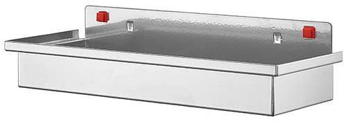 Boîte de rangement Bedrunka+Hirth, grande, dimensions en mm (LxPxH) : 340 x 135 x 55, 03.87.429