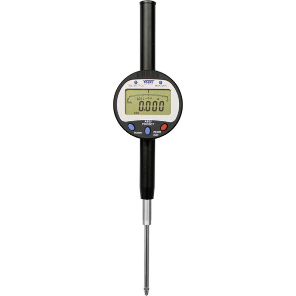 Comparateur numérique Vogel Germany, avec sortie de données USB, 0 - 50,8 mm / 0 - 2,0 pouces, 0,001 mm / 0,00005 pouces, poids : 11 g, 242057