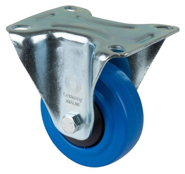 Rouleau de transport BS rollers, rouleau fixe, largeur de roue 32 mm, roue Ø 80 mm, capacité de charge 120 kg, plastique, roulement à billes, lot de 4, L410.B62.081