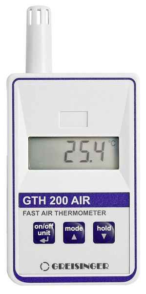 Thermomètre d'ambiance de précision Greisinger GTH 200 air Pt1000, 600251