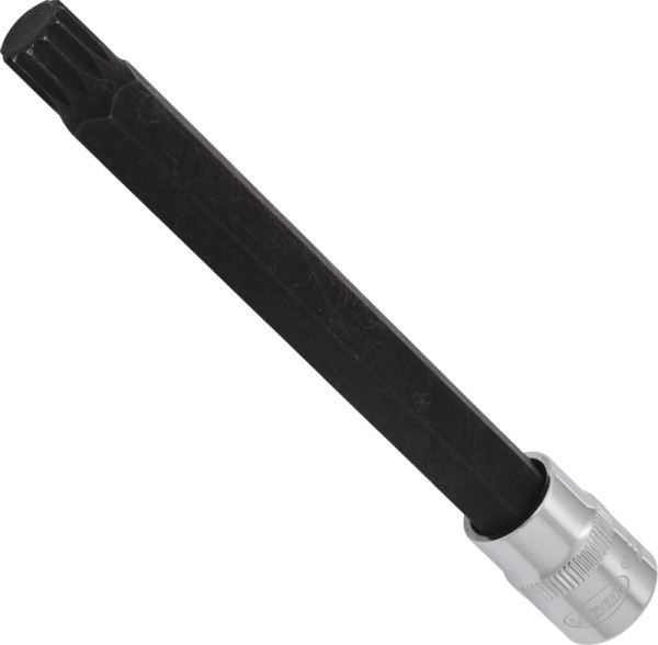 Embout de tournevis VIGOR, carré creux 10 mm (3/8 pouce), profil cannelé interne XZN, M12, longueur : 133 mm, pour commande manuelle, V6126
