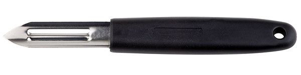 Éplucheur APS, longueur 17 cm, avec deux lames rigides en acier inoxydable extra trempé, manche en polyamide, 88827