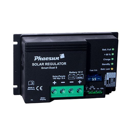 Contrôleur de charge solaire Phaesun Smart Duet 9, 321536