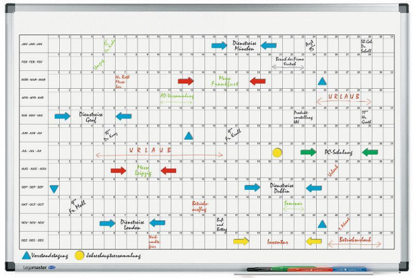 Agenda annuel Legamaster PREMIUM horizontal 60x90cm, 7-411000