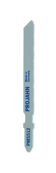 Lame de scie sauteuse Projahn PM5512 HSS 55x1.2mm, dents ondulées, UE: 5 pièces, 63201
