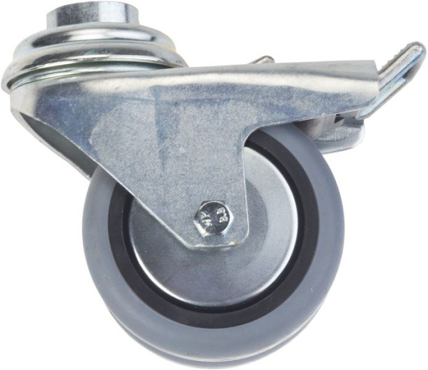 Roulette pivotante Hazet, roulette pivotante double, Ø 75 mm, avec frein, utilisation complète par paires pour chariot d'atelier HAZET Assistent 166 N, 160-011