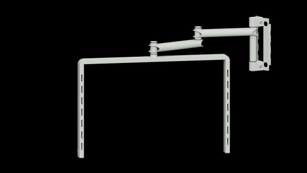 Établis ANKE châssis de base structure du système de bras articulé, 670 x 40 x 435 mm, RAL 7035, 960.721