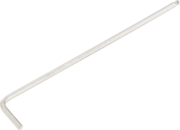 Tournevis coudé Hazet, profil à six pans creux, 3 mm, version extra longue, avec tête sphérique, ouverture de clé : 3 mm, 2105LG-03