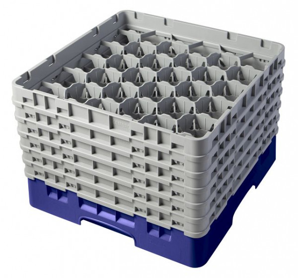 Panier de lavage Cambro 30 compartiments Camrack® 29,8 cm bleu marine, lot de 2, 30S1114186