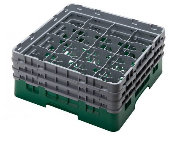 Panier de lavage Cambro 16 compartiments Camrack® Hauteur: 17 cm Vert bouteille, SU: 3 pièces, 16S638119
