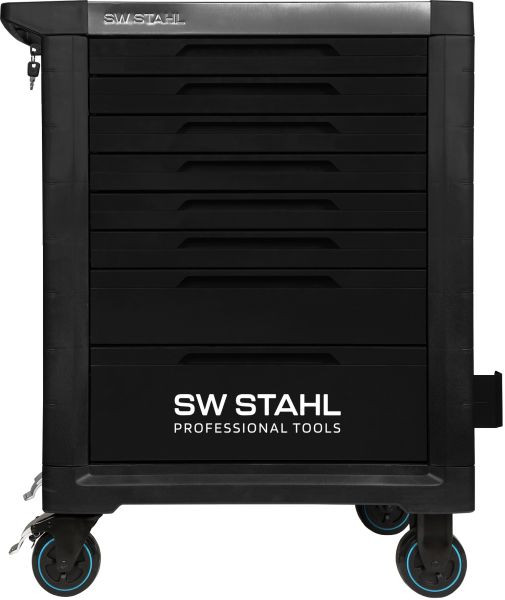 Chariot d'atelier professionnel SW-Stahl TT801, noir, vide, 07101L