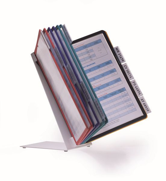 Support de table DURABLE VARIO TABLE 10, couleurs assorties, 557000