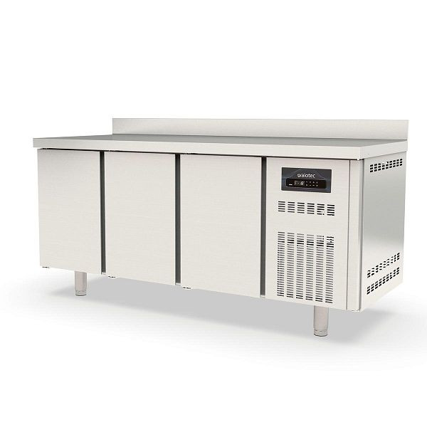 Table de congélation Vaiotec TOPLINE 700 / 3 volets GN1/1 avec 3 portes et dosseret, 10314
