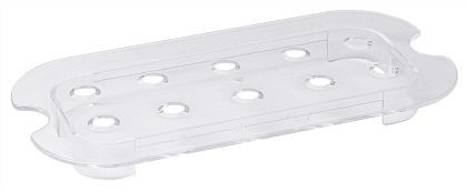 Etagère Contacto GN 1/4, perforée en polycarbonate, 8002/014
