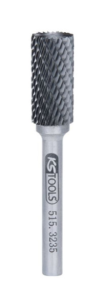KS Tools Fraise cylindrique HM forme A avec coupe droite, 12 mm, 515.3235