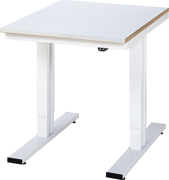 Table de travail RAU série adlatus 300, L750 x P1000 x H720-1120 mm, 08-WT-075-100-ES