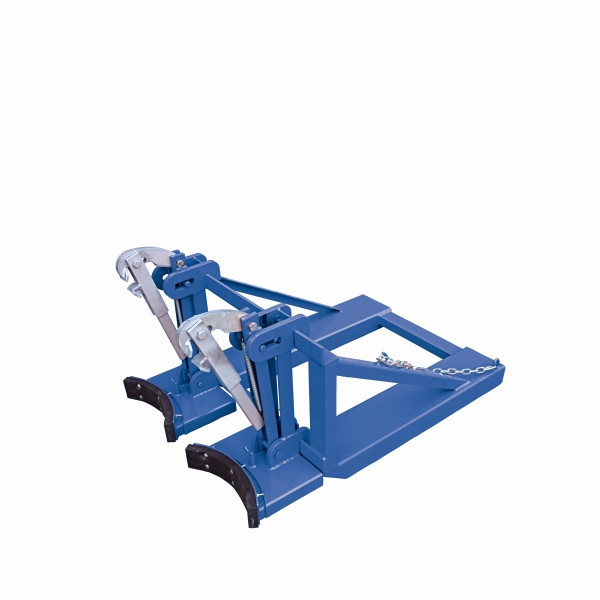 Lève-fût industriel Eichinger pour fûts en acier et en plastique, 2 x fûts, bleu gentiane, 22120100000097