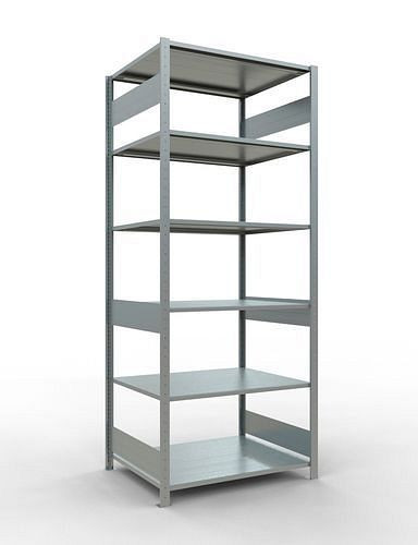 Rayonnage à étagères Schulte, champ de base, 6 niveaux de rangement, charge du compartiment 150 kg, 1060 x 836 x 2500 mm, 278805