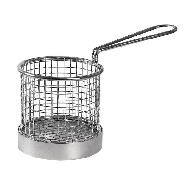 Panier à friture rond OLYMPIA avec anse, inox 9.5cm, GG875