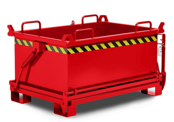 Conteneur à fond rabattable RR Industrietechnik type RBB-100 RAL 3000, 100800543