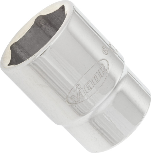Insert de clé à douille VIGOR, carré creux 20 mm (3/4 pouce), profil à six pans extérieurs, 28 mm, V2256N