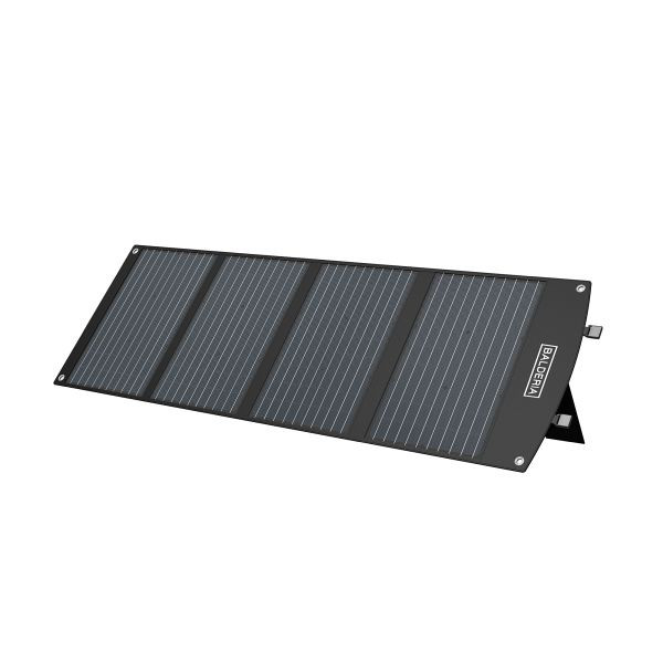 Panneau solaire panneau solaire Balderia, 200 W, 4 paquets de cellules solaires, chacun 30 W, couleur : noir, SP120