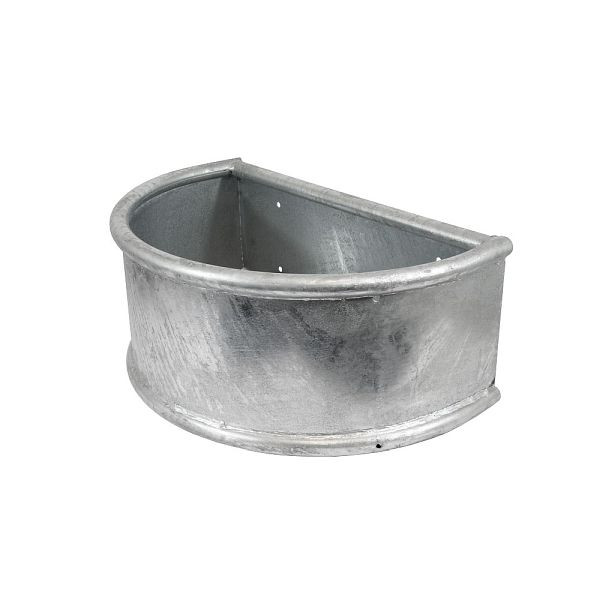 Abreuvoir semi-circulaire Growi, galvanisé à chaud, avec cadre tubulaire, 10060360