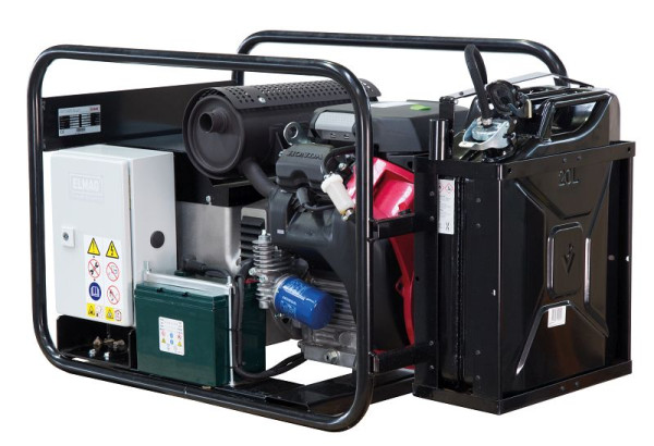 Groupe électrogène ELMAG SEB 12000/WE, avec moteur HONDA GX690+, réservoir amovible et démarrage électrique, 53116