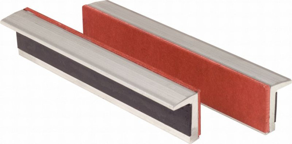 Mâchoires d'étau en aluminium KS Tools, garniture en caoutchouc, 120 mm, 914.0091