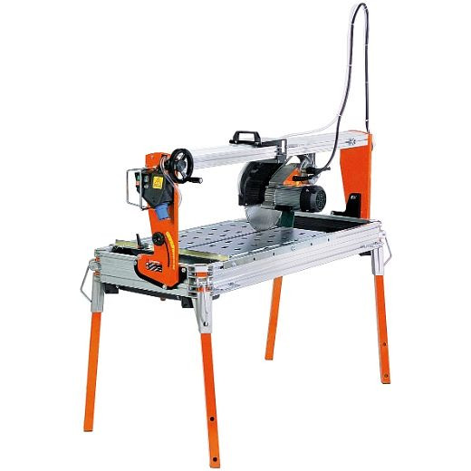 Machine à tailler la pierre ELMAG SUPREME 120S - SET, avec disque diamanté DiaProfi-UNI 300mm avec affichage de découpe laser et 2 jeux de meules, 61122