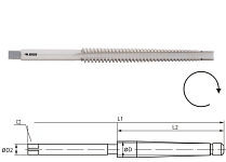 Taraud à écrou machine BAER HSSG TR 12 x 3, 230901003