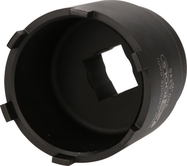 Clé à contre-écrou 1" KS Tools à 6 broches pour Mercedes et MAN, Ø 77/84 mm, 460.5345