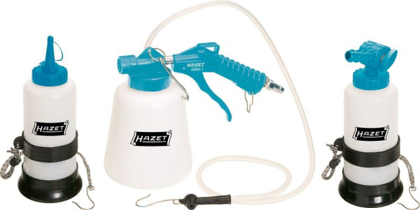 Kit de purge de frein pneumatique Hazet, nombre d'outils : 3, 4969-1/3