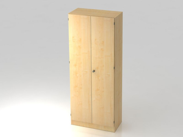 Armoire Hammerbacher 5OH avec panneau de base poignée rayée érable/érable, 80x42x200,4 cm (LxPxH), V6100/3/3/SG