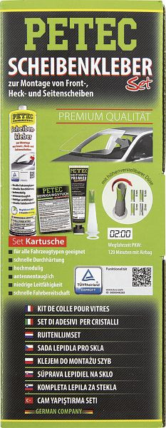 Ensemble de colle pour fenêtre Petec 310ml, VE: 6 pièces, 83333