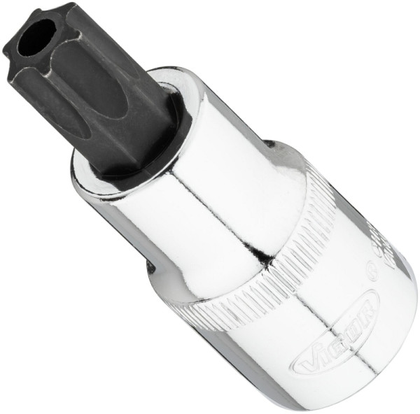 Embout de tournevis VIGOR T, carré 12,5 mm (1/2 pouce), profil TH, T55H, V7055-T55H