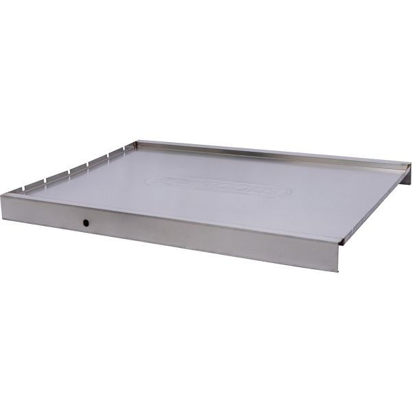 Plan de travail en acier inoxydable KS Tools pour chariot d'atelier P10, 873.0008-R003P