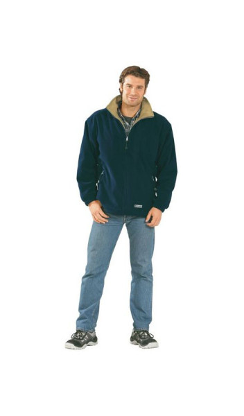 Veste polaire Planam Outdoor Stream, marine/camel, taille M, 0347048