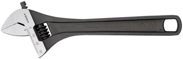 Clé à molette ELORA, différentes portées, 60-A, envergure: 33 mm, 0060000125100