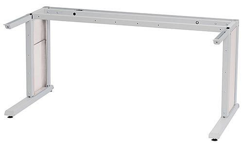 Bedrunka+Hirth table Workergo 4 pieds avec pince, dimensions en mm (LxP) : 2000 x 750, EC200KL75G