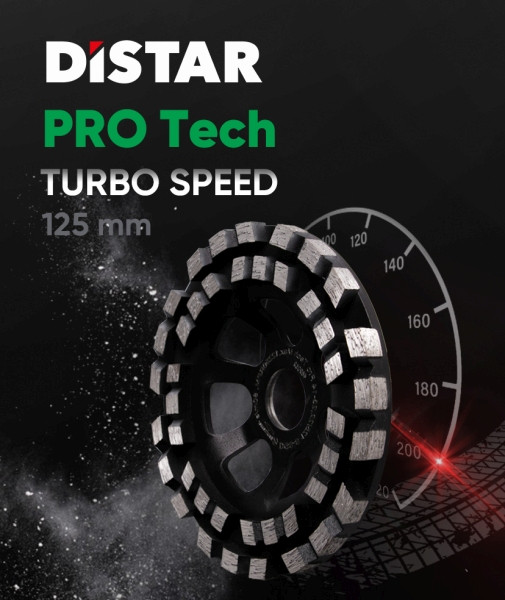 Meule boisseau Distar DGS-S 125x22,23 PRO Tech, 99568442027