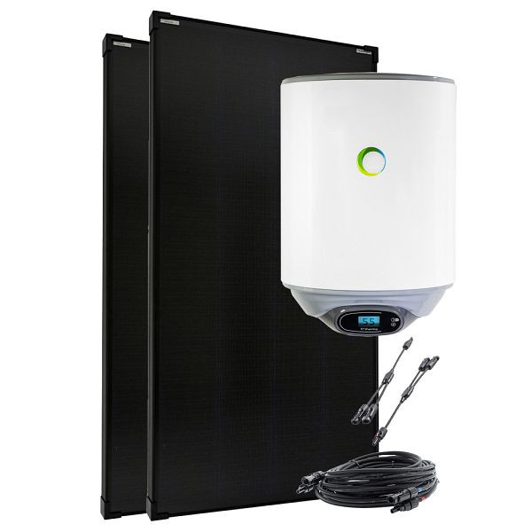 Système solaire Offgridtec 360W avec chaudière Fothermo 30l pour préparation d'eau chaude pour jardin ou refuge de montagne, 4-01-014145