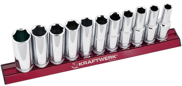 Jeu de clés à douilles Kraftwerk longues MAGALU 1/2", 12 pièces, 301990