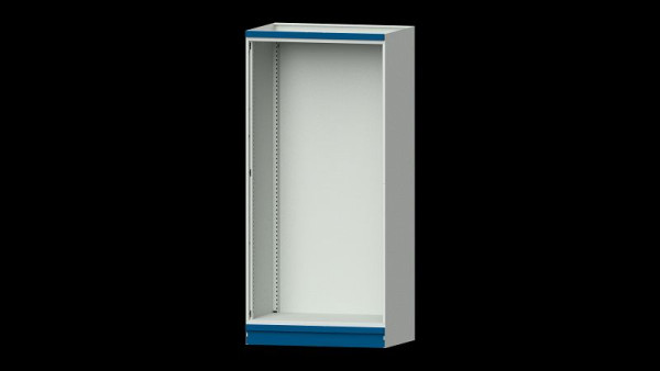 Établis ANKE armoire de base système d'armoire modulaire, modèle 100, 1015 x 720 x 2200 mm, boîtier vide ouvert, RAL 7035/5010, 631.200