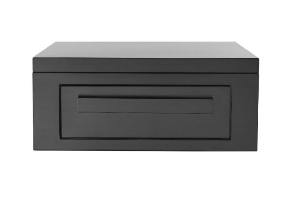 Myoutdoorkitchen Module de rangement avec plan de travail, Noir, Nordic Line, 11619